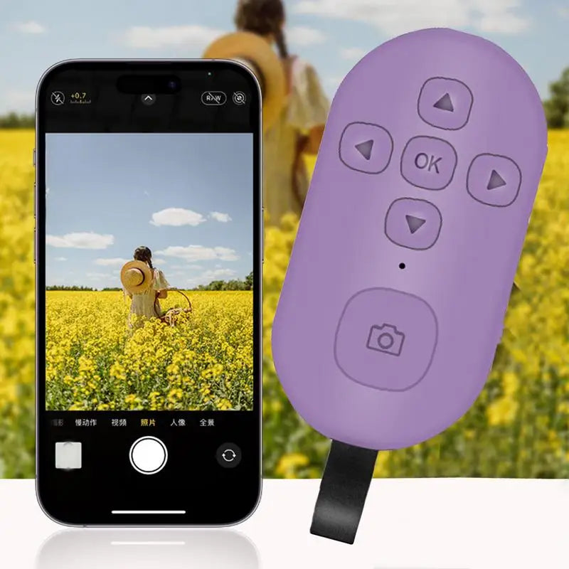 Blutooth 5.0 Remote Controller Button for Mobile Phone Selfie Shutter Release Tik Tok E-Book Page Turning Wireless Controller