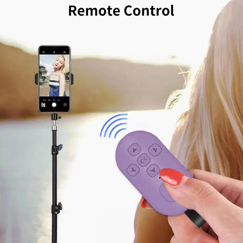 Blutooth 5.0 Remote Controller Button for Mobile Phone Selfie Shutter Release Tik Tok E-Book Page Turning Wireless Controller