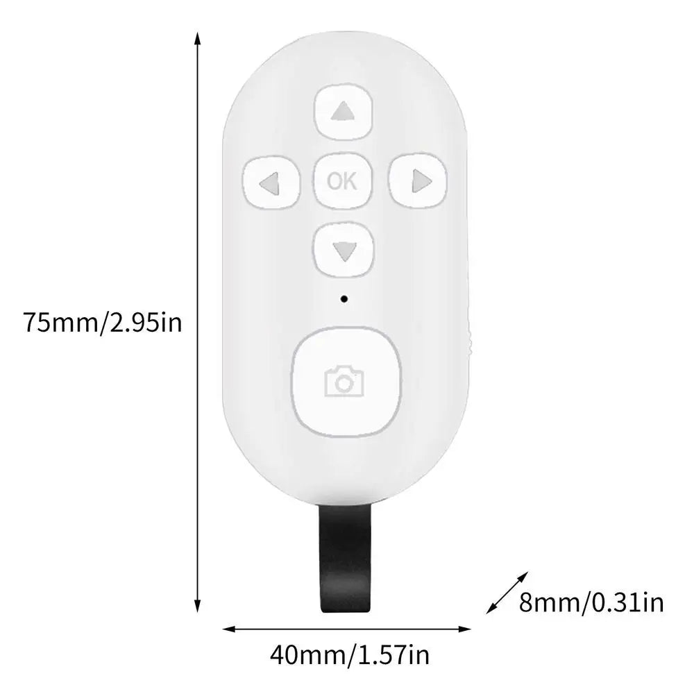 Blutooth 5.0 Remote Controller Button for Mobile Phone Selfie Shutter Release Tik Tok E-Book Page Turning Wireless Controller