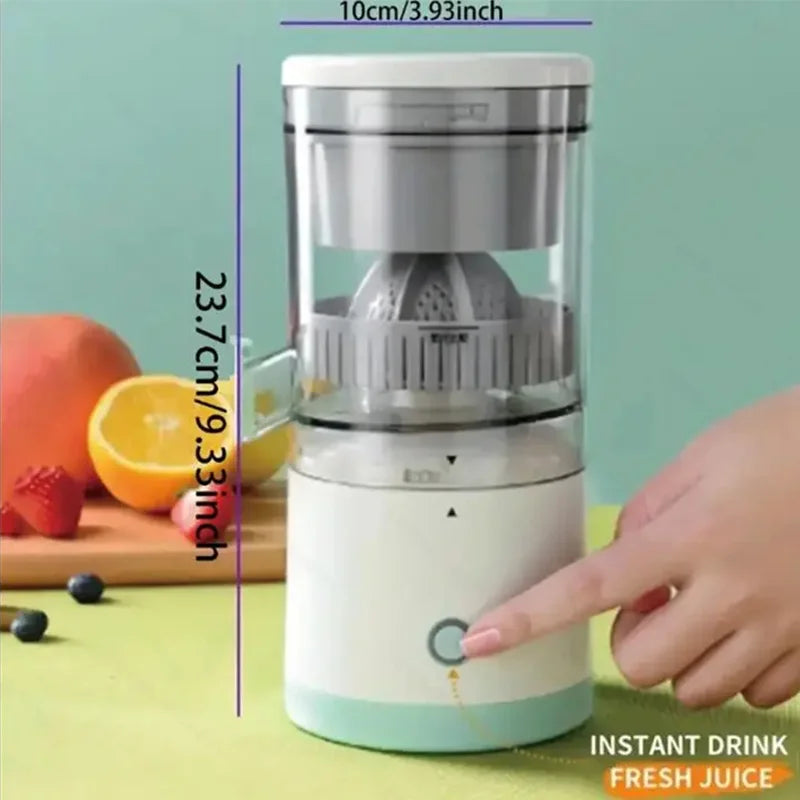 1PC Electric Juicer Orange Juice Juicer USB Rechargeable Citrus Lemon Juicer Wireless Fruit Blender Automatic Fresh Juicer