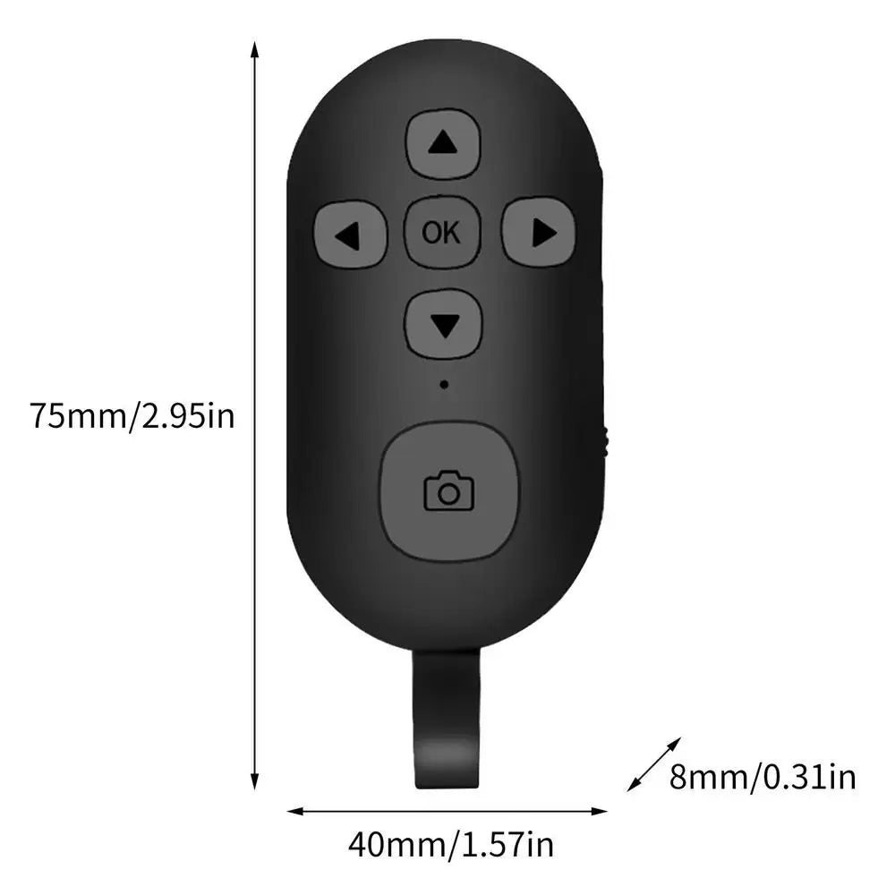 Blutooth 5.0 Remote Controller Button for Mobile Phone Selfie Shutter Release Tik Tok E-Book Page Turning Wireless Controller